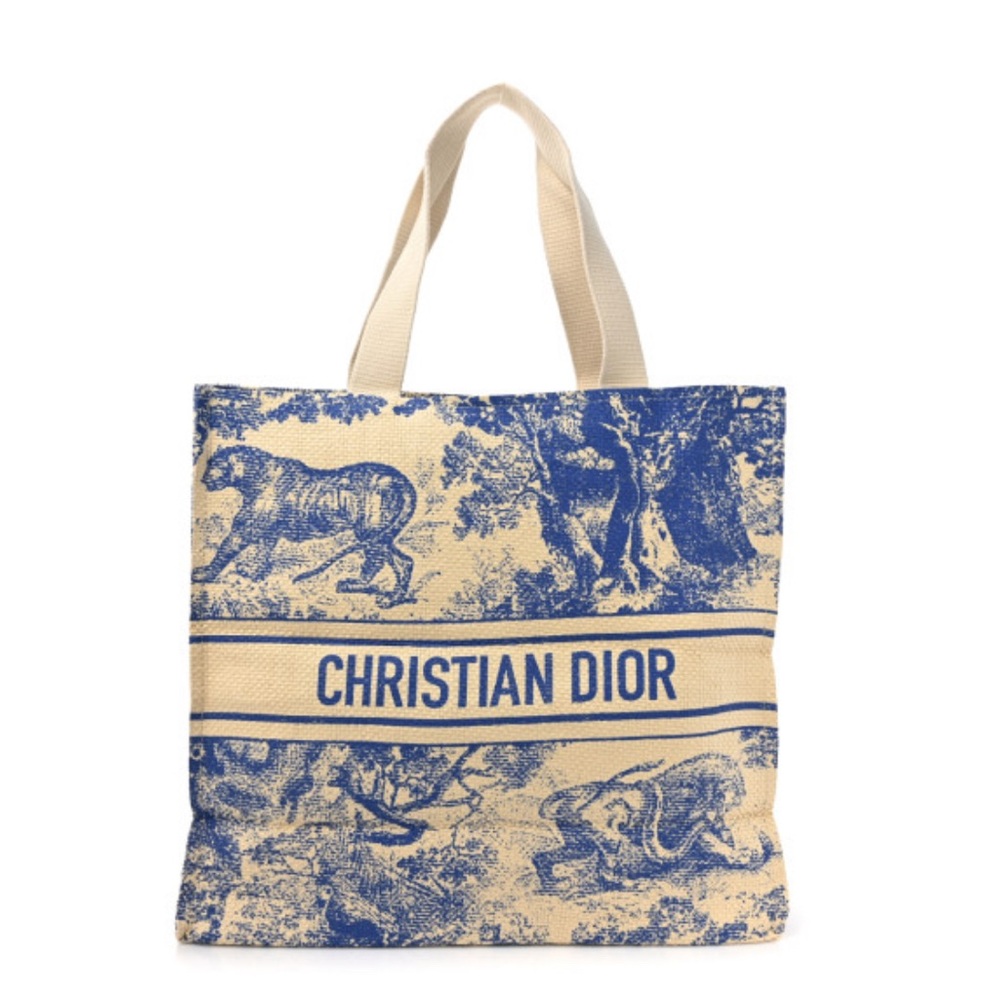 Dior Dioriviera Straw Tote- Blue💙